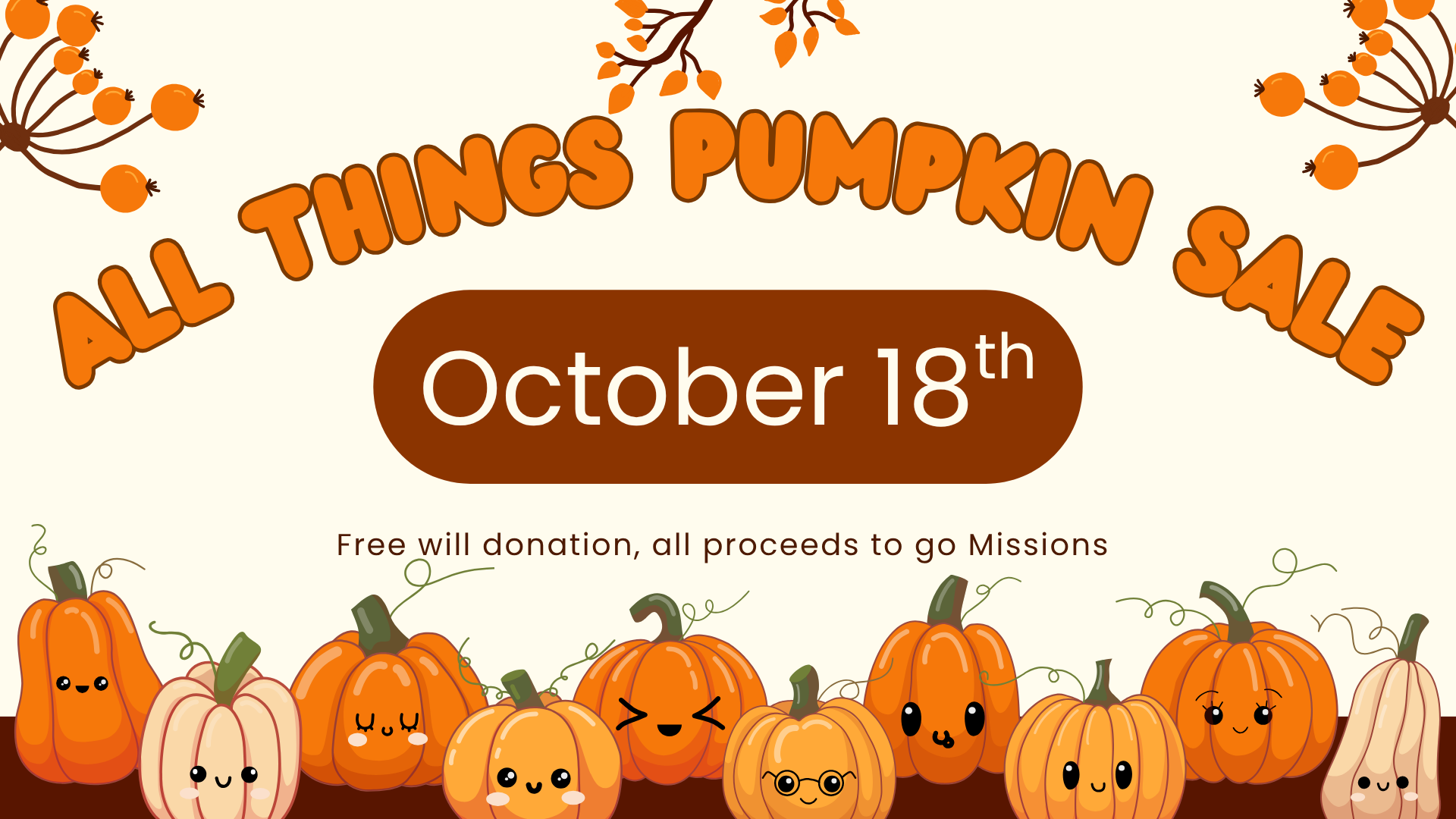 All Things Pumpkin Sale!